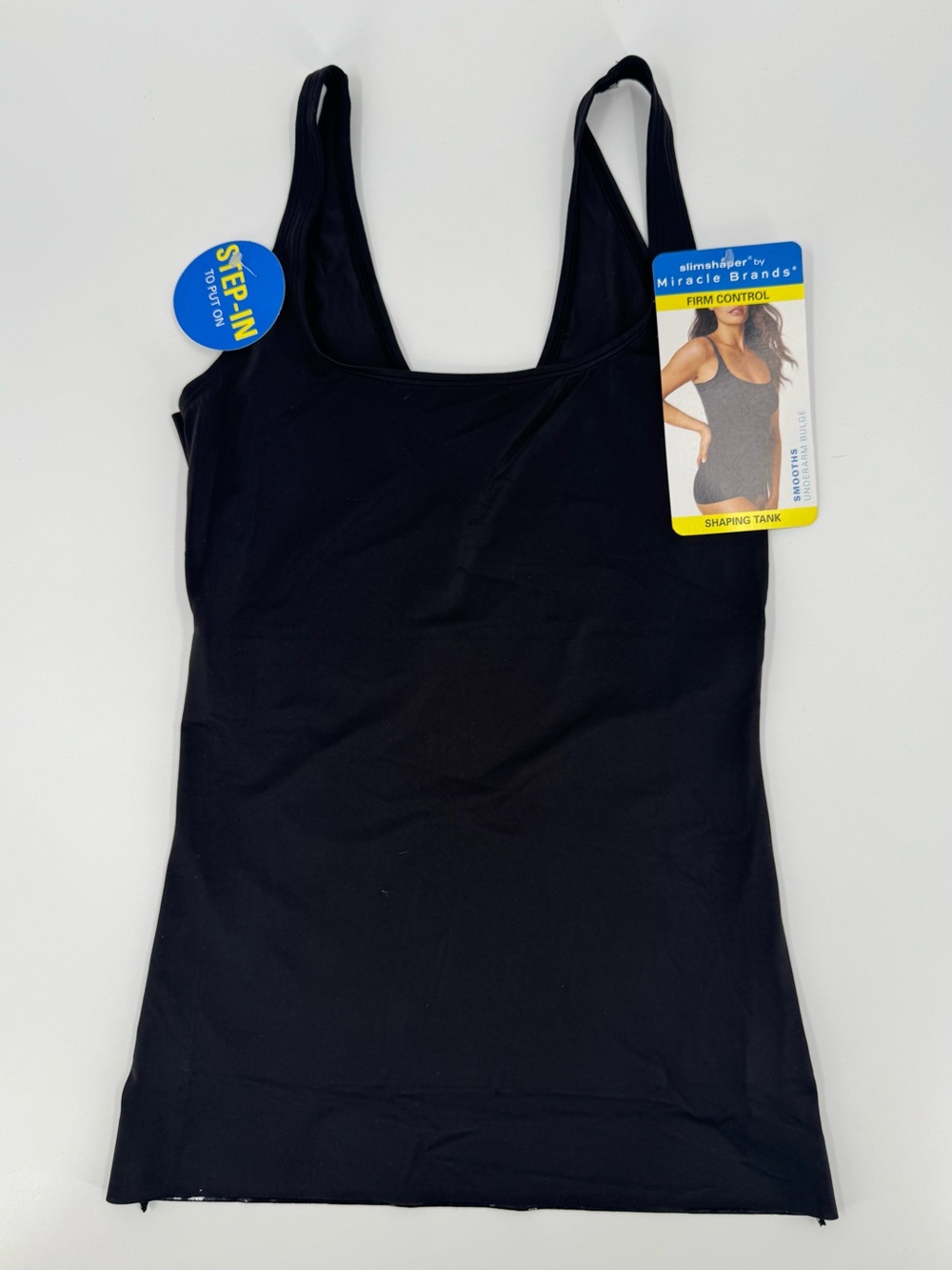 Slimshaper Firm Control Black Shaping Tank by Miracle Brands Size L - Picture 2 of 6